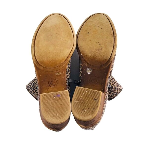 Lucky Brand Womens Leopard Print Ankle Boots Size 7.5 - Picture 3 of 3